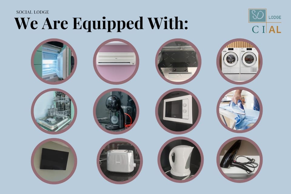 TV and multimedia, Coffee/tea facilities, Text overlay, dishwasher, flat iron, hair dryier, microwave, minibar, stove, toaster, washing machine, dryer, air conditioner