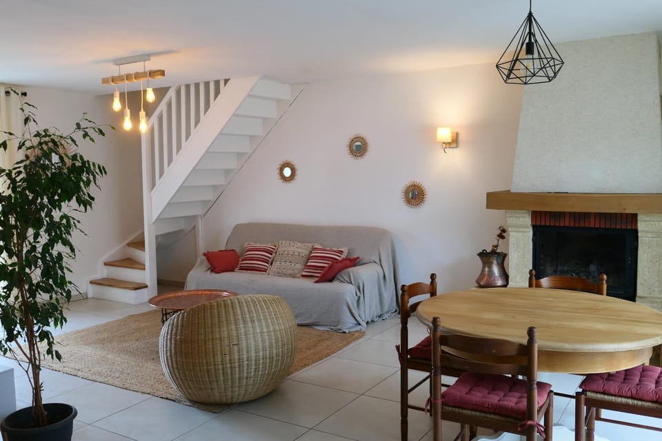 Living room, Dining area, flat iron
