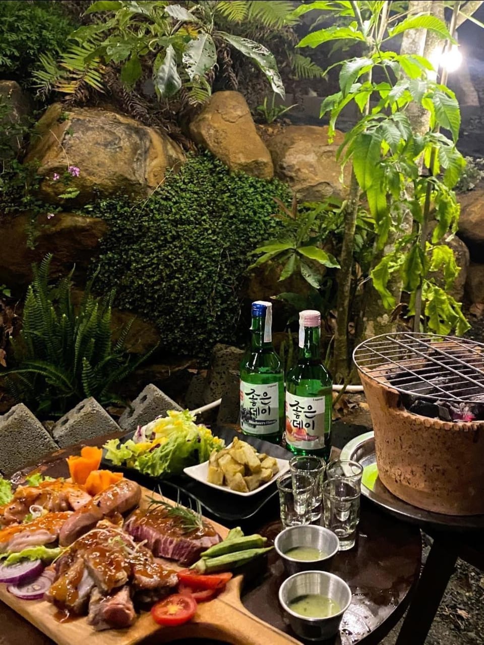 BBQ facilities, Dinner