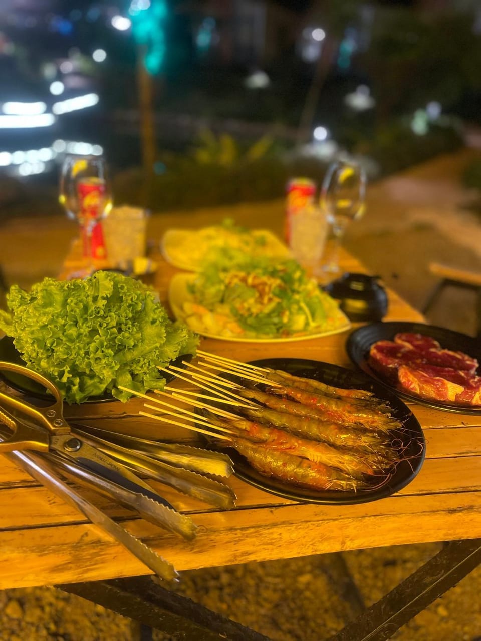 BBQ facilities, Dinner
