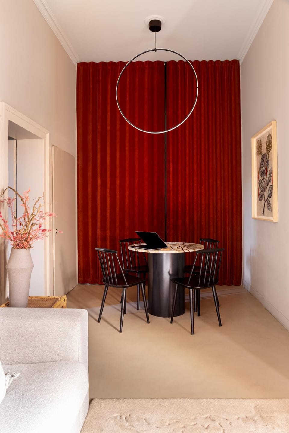 Living room, Seating area, Dining area