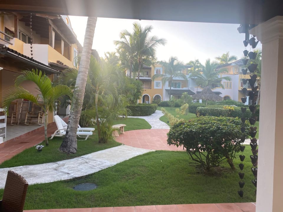 Property building, Patio