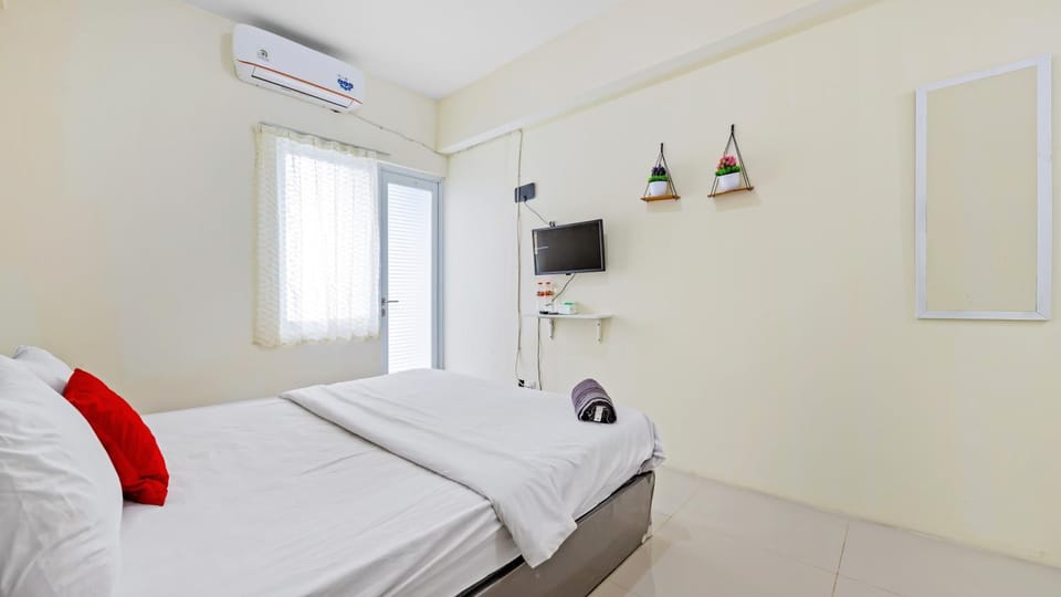Bed, TV and multimedia, Photo of the whole room, Bedroom, air conditioner