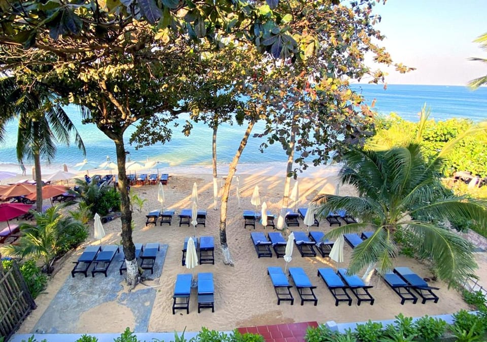 Beach, sunbed