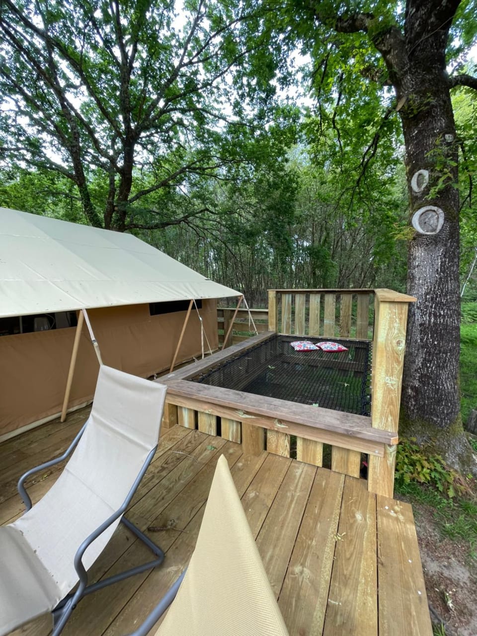 Tente Lodge Bouleau - La Téouleyre Luxury tent in Saint-Julien-en-Born