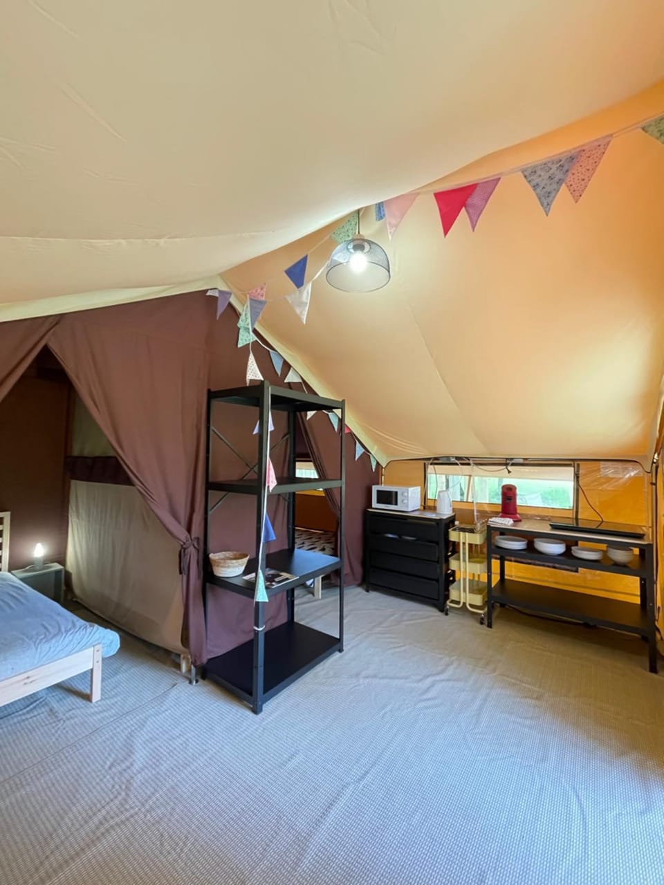Tente Lodge Bouleau - La Téouleyre Luxury tent in Saint-Julien-en-Born