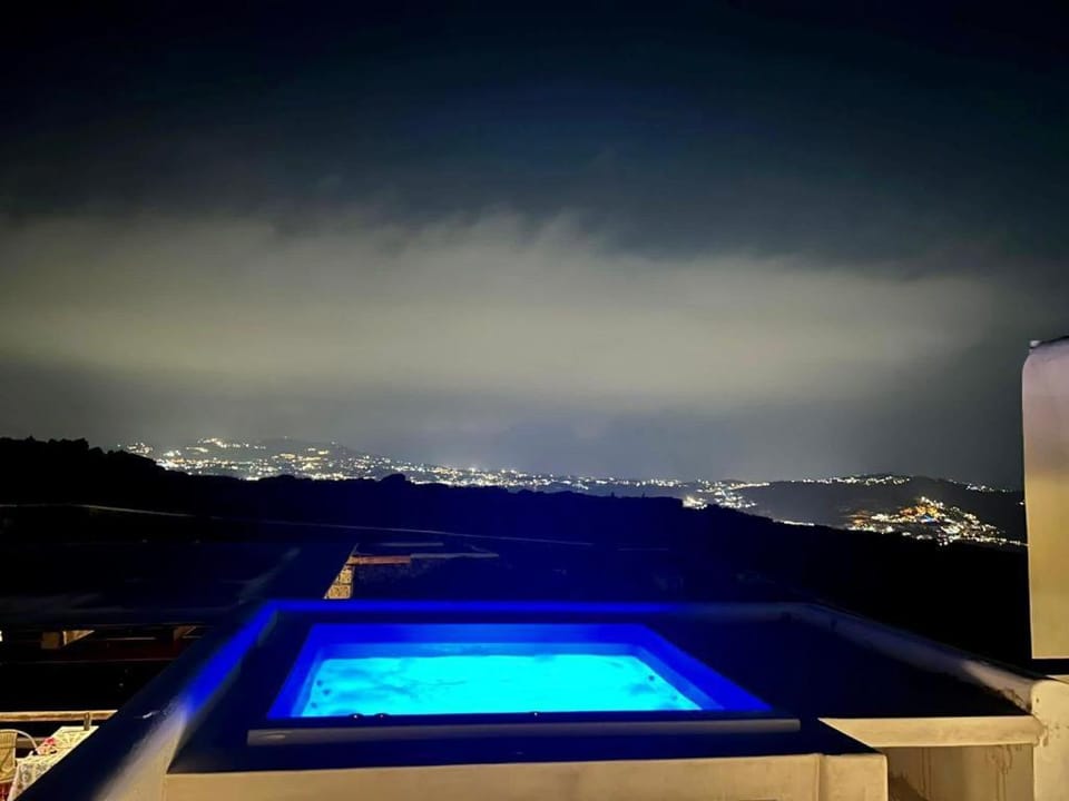 Night, Natural landscape, Hot Tub, Hot Tub