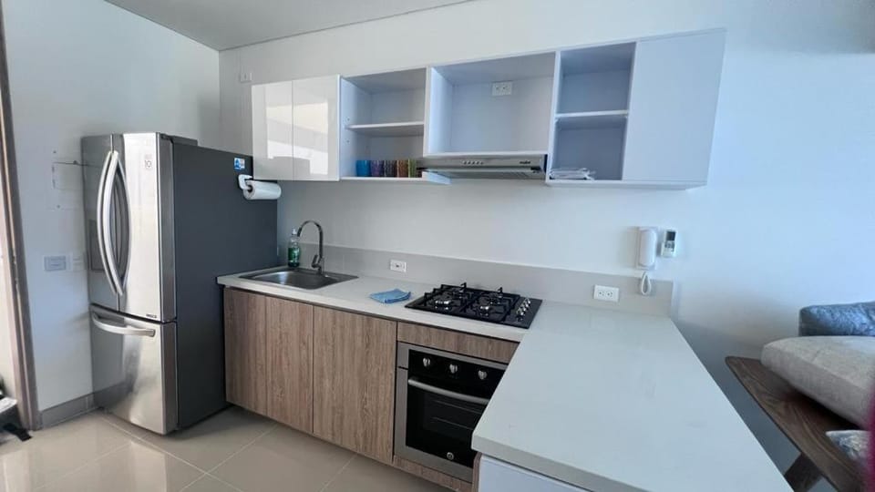 Kitchen or kitchenette, dishwasher