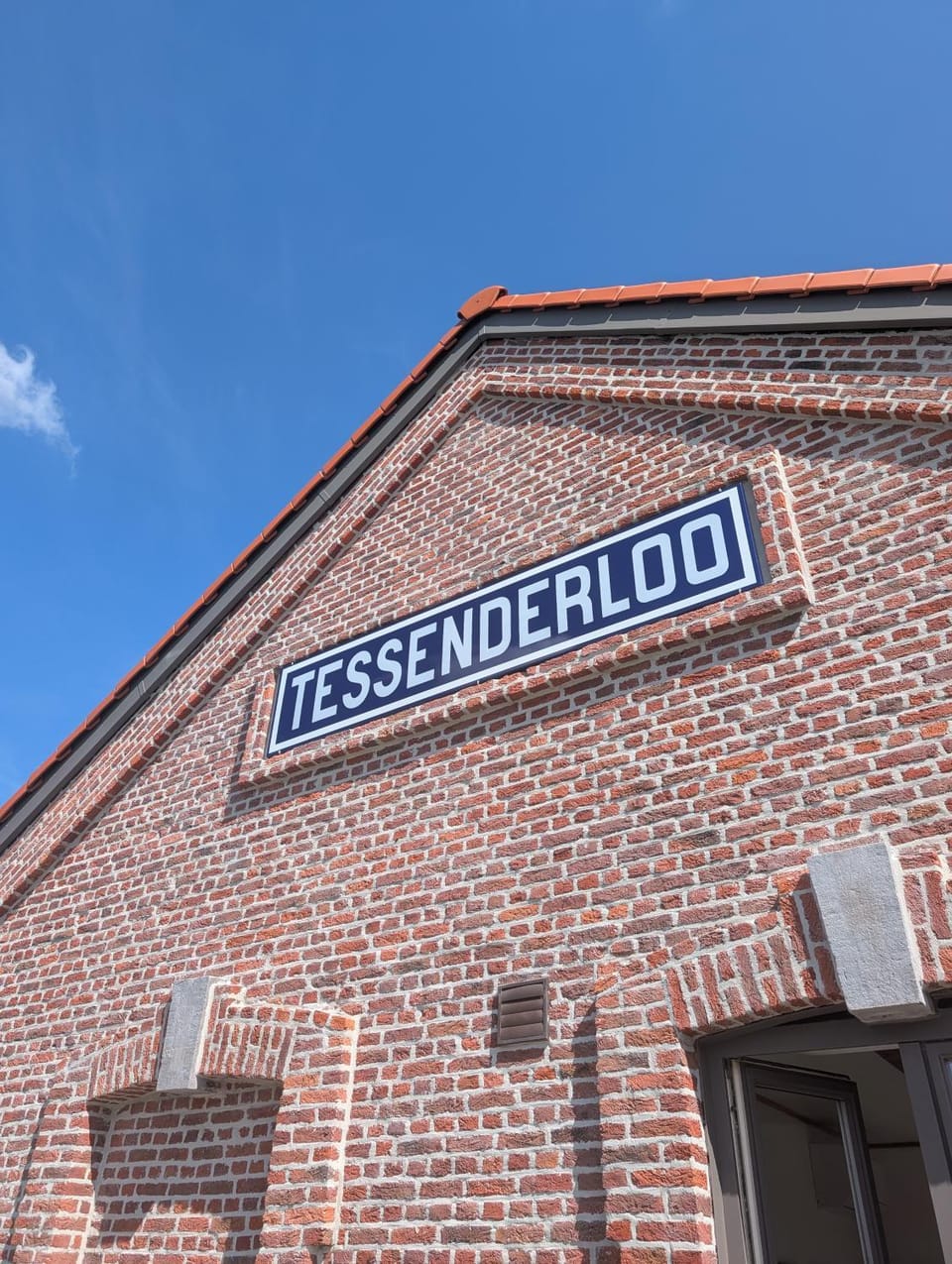 De oude statie House in Flanders