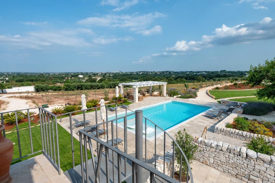 Property building, Living room, Swimming pool