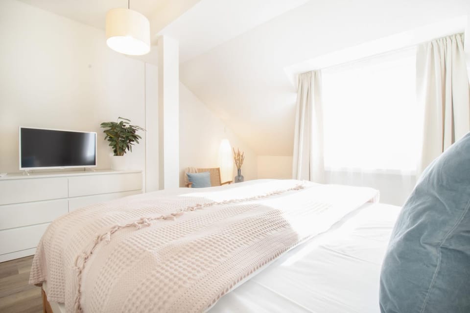 Bed, TV and multimedia, Photo of the whole room, Bedroom