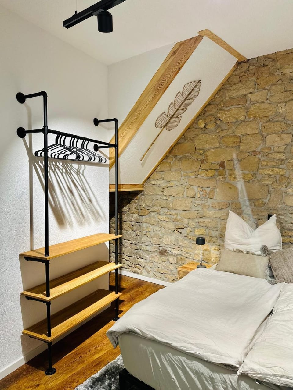 Property building, Living room, Bedroom