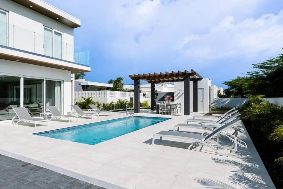Pool view, sunbed