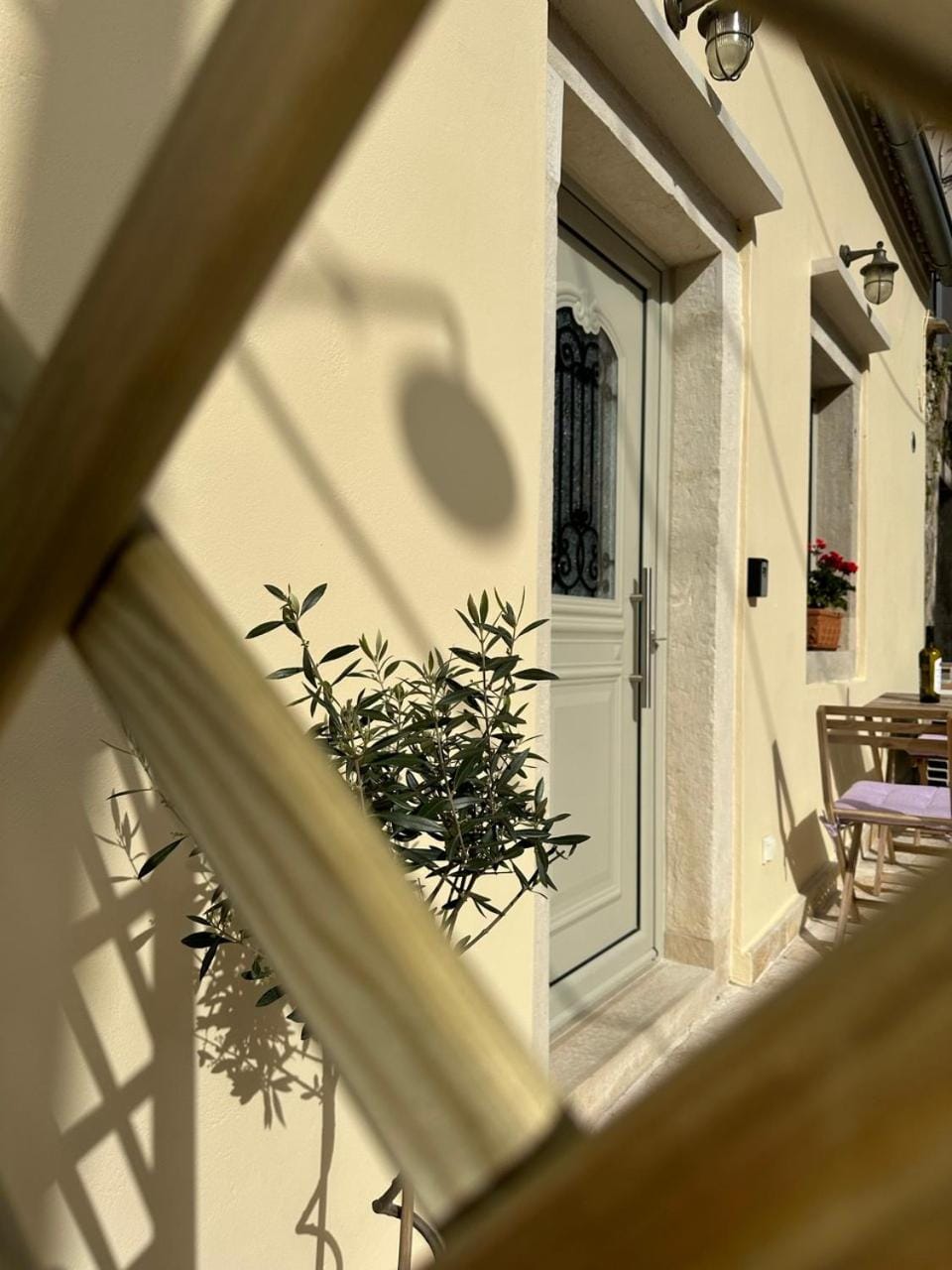 Patio, Facade/entrance, Inner courtyard view