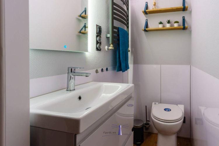 Hausboot Fjord POLARIS mit Biosauna in Barth Docked boat in Mecklenburg-Vorpommern, Germany