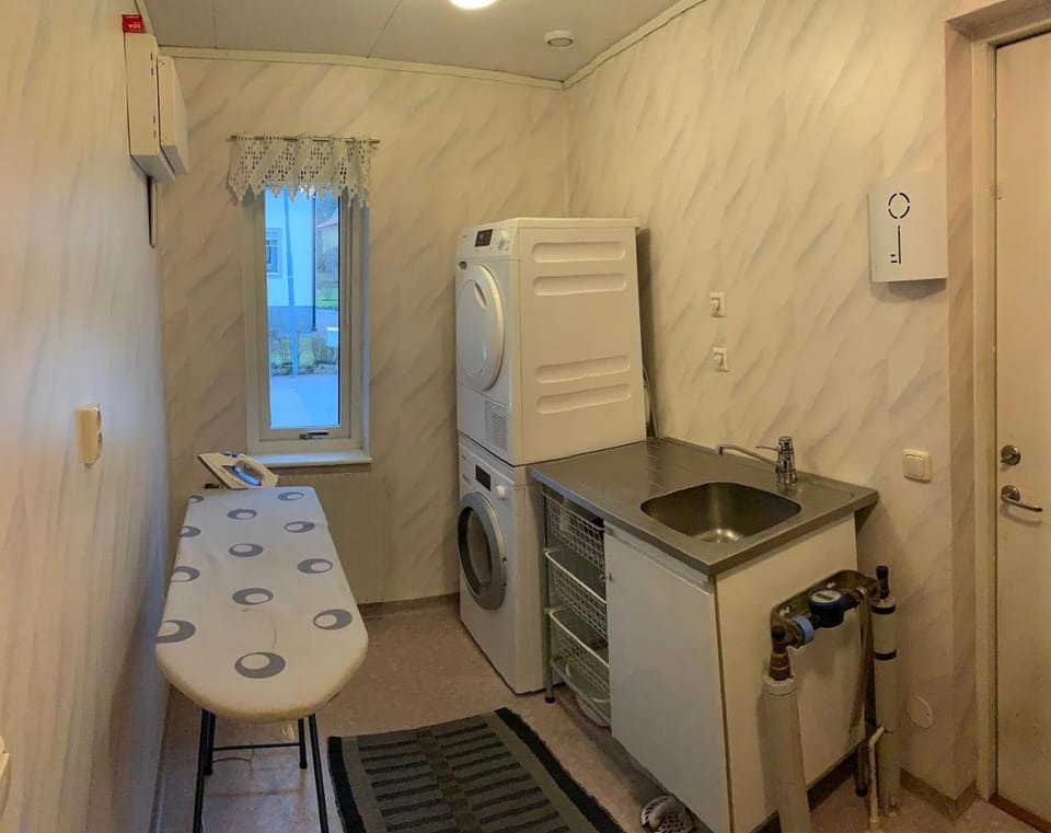 furniture, laundry, washing machine, dryer