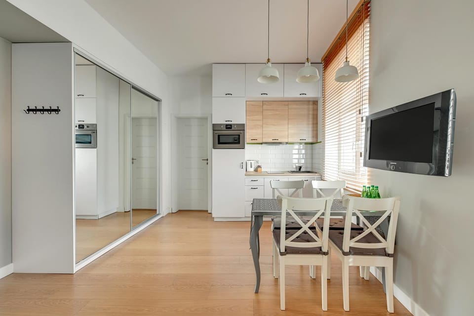 TV and multimedia, Kitchen or kitchenette, Living room, Photo of the whole room, Seating area, Dining area, Area and facilities, stove
