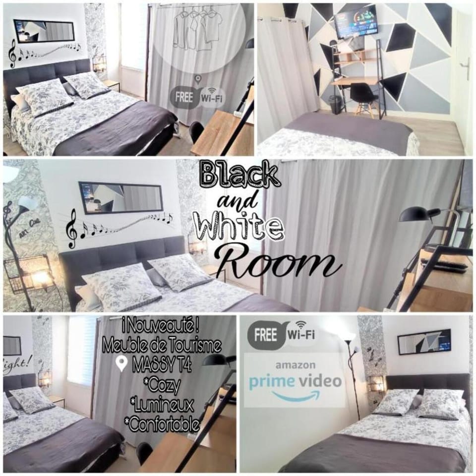 Bed, TV and multimedia, Photo of the whole room, Bedroom