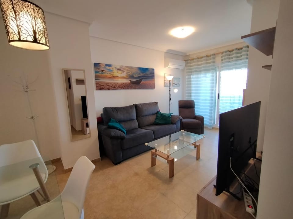 Living room, air conditioner