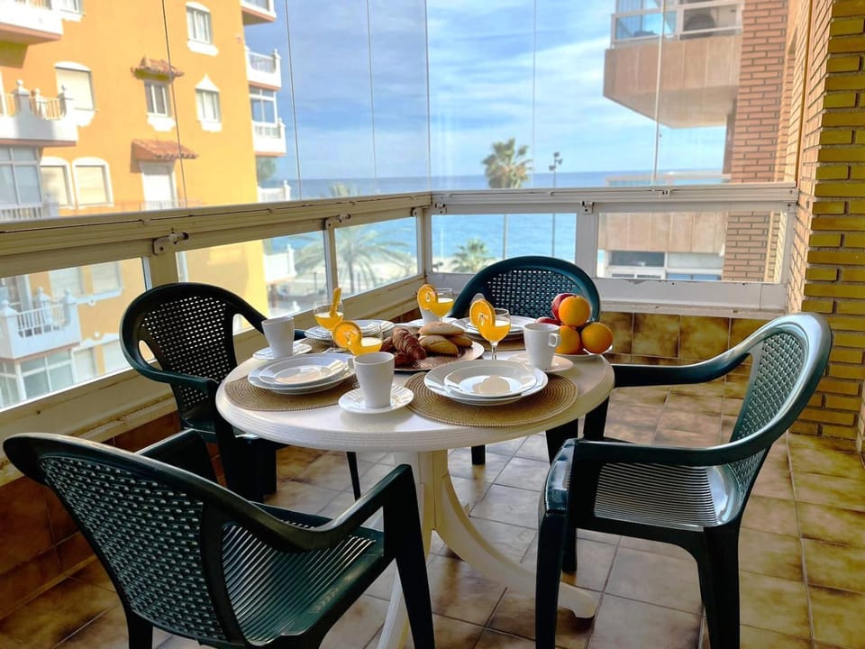 Property building, Natural landscape, Summer, View (from property/room), Balcony/Terrace, Seating area, Beach, Sea view, Sea view, Swimming pool