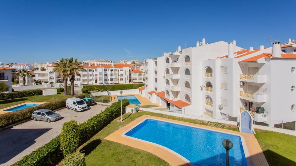 Property building, Pool view, Swimming pool