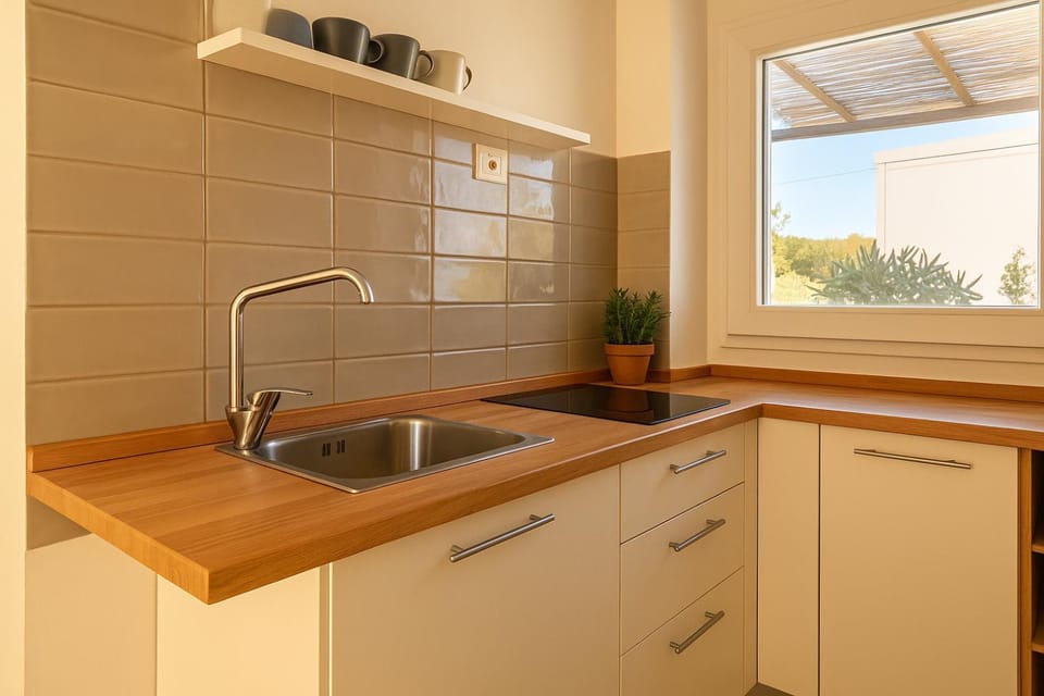 Kitchen or kitchenette, kitchen