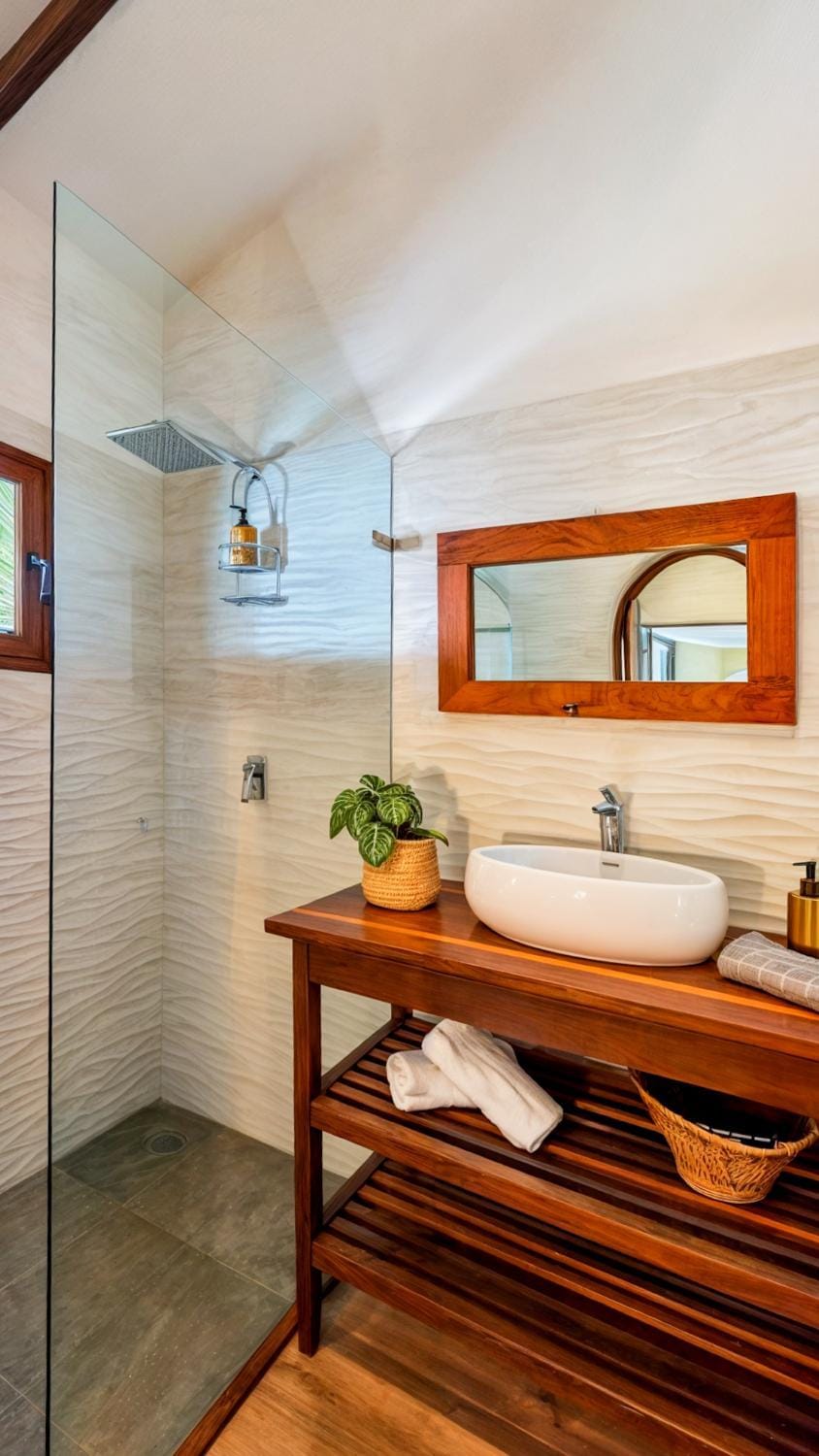 Shower, Bathroom, towels