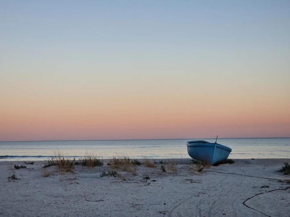 Natural landscape, Beach, Sea view, Sunset