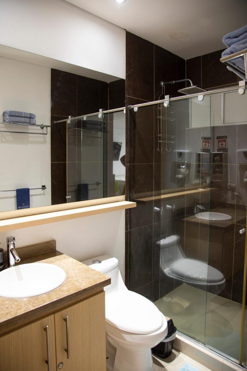 Shower, Toilet, Bathroom, towels