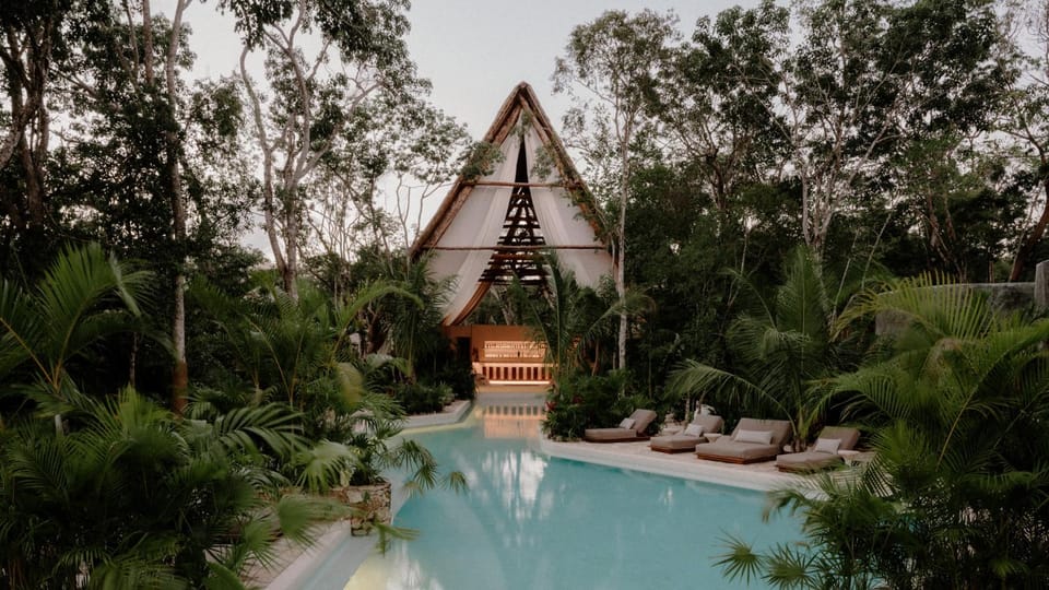 Day, Natural landscape, Garden view, Swimming pool