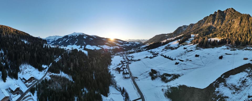Mountain view, Sunrise, Sunset