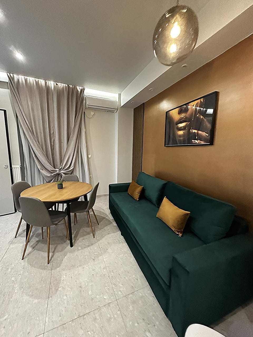Living room, Seating area, Dining area