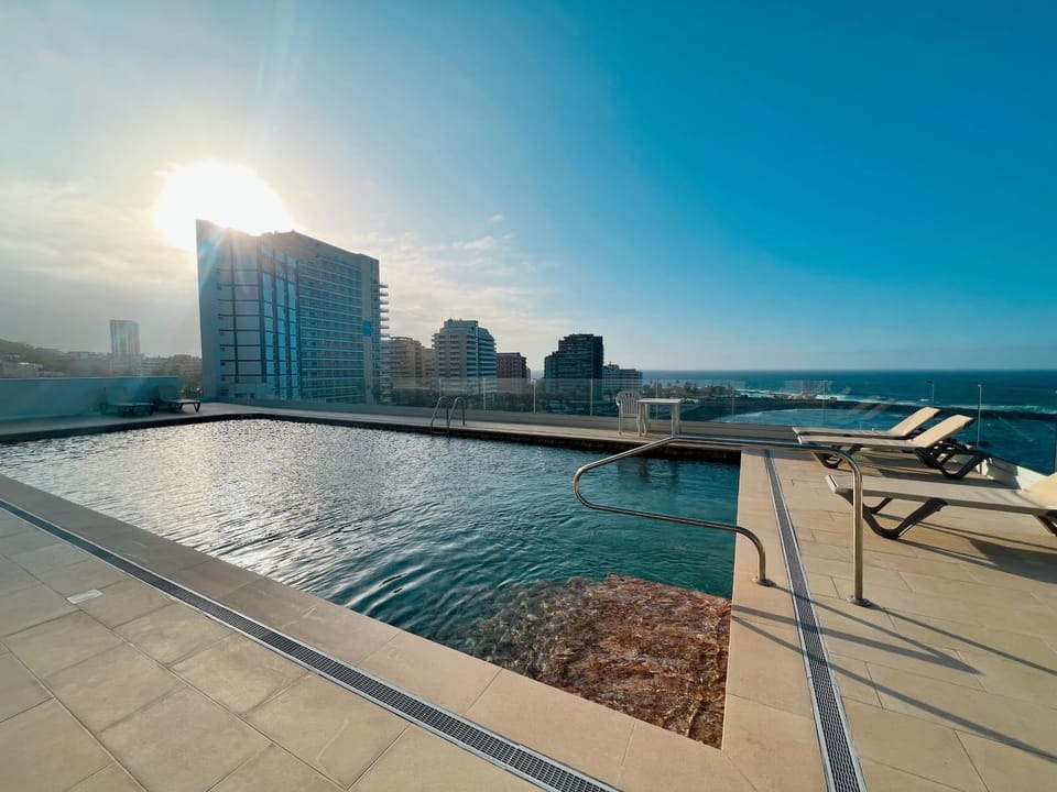 Pool view, Sea view, Swimming pool