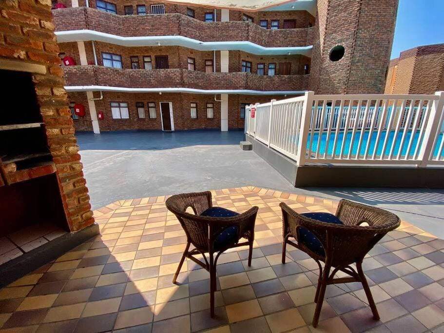 Patio, Balcony/Terrace, Pool view