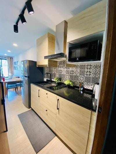 Bann Chidtha family suite full kitchen near Suvarnabhumi Airport Apartment in Bangkok