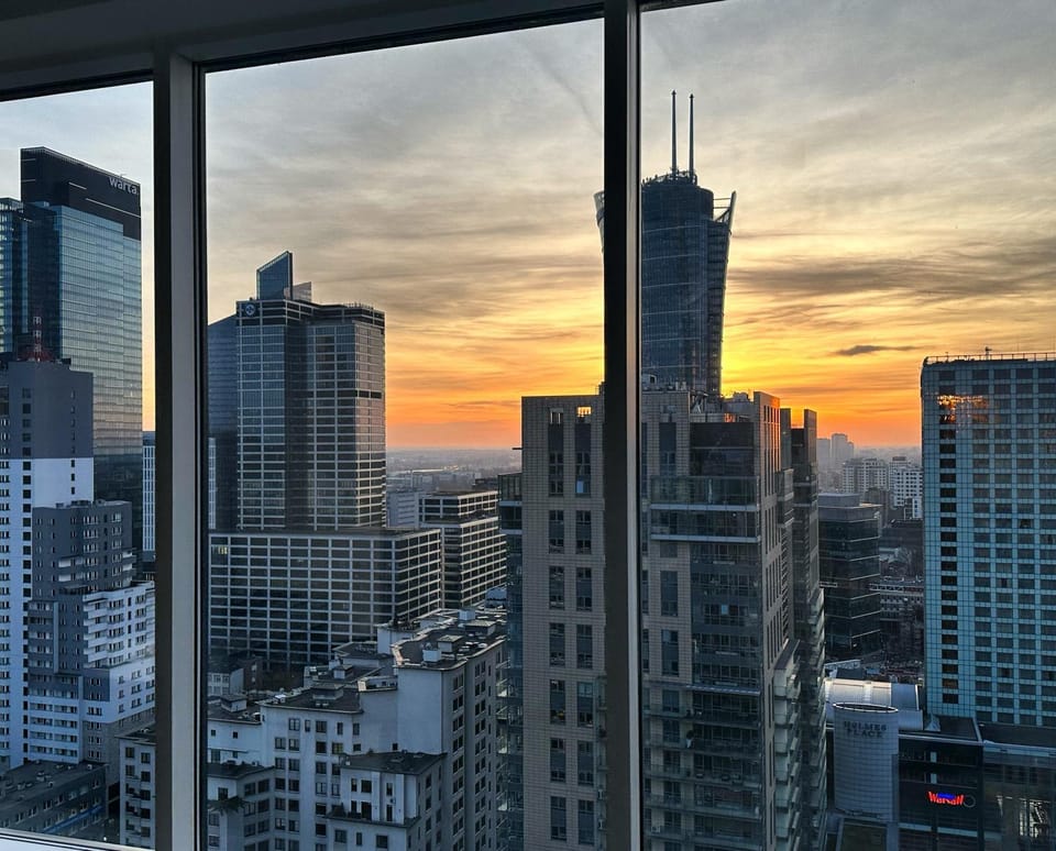 City view, Sunset