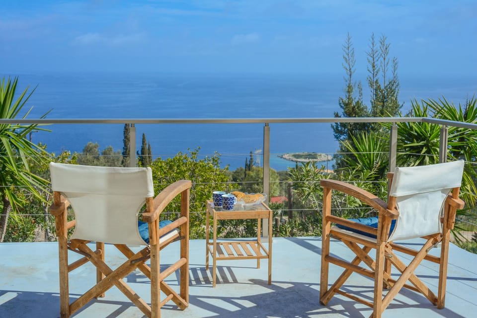 Day, Natural landscape, View (from property/room), Balcony/Terrace, Seating area, Sea view