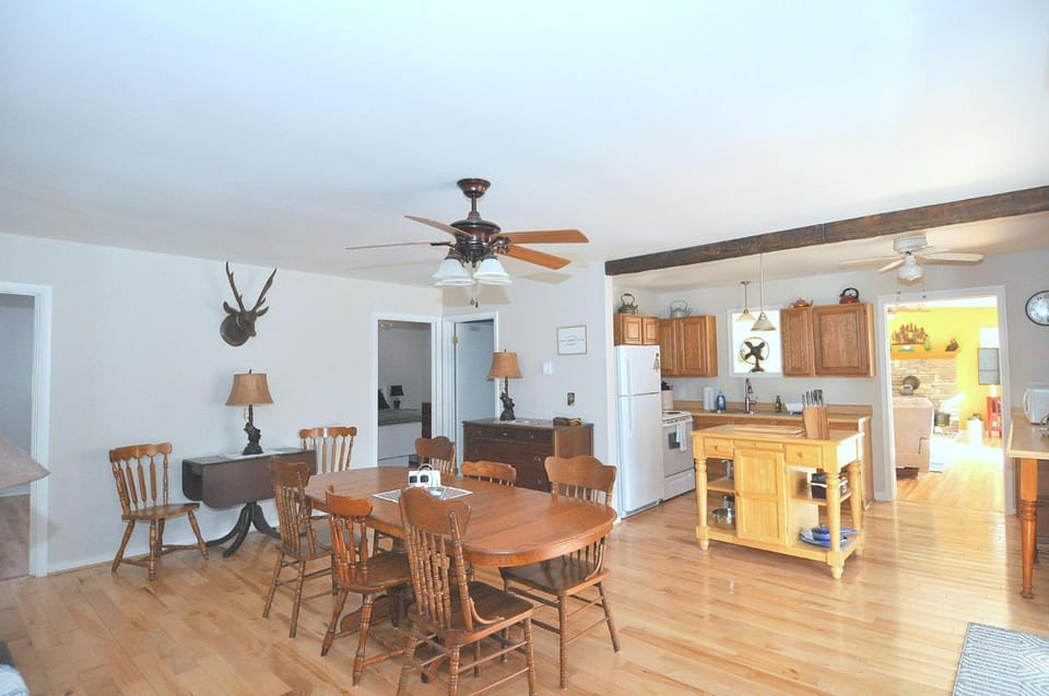 Kitchen or kitchenette, Dining area, oven