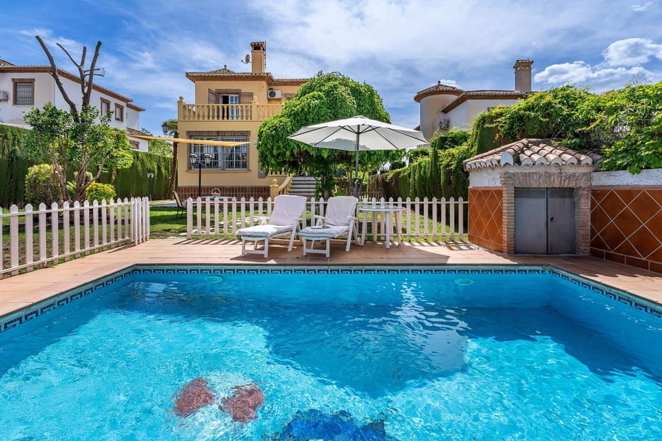 Property building, Living room, Swimming pool