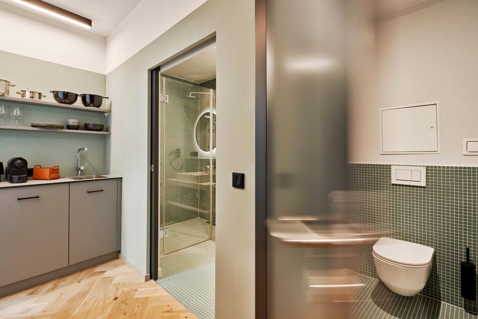 Shower, Toilet, Bathroom, Kitchen or kitchenette