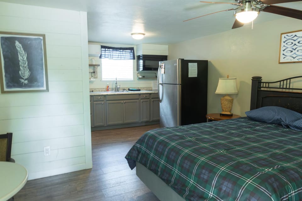 Bed, Kitchen or kitchenette, Photo of the whole room, Bedroom