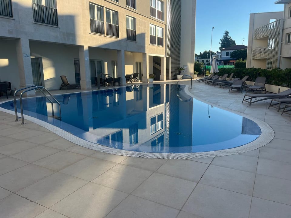 Property building, Pool view, Swimming pool