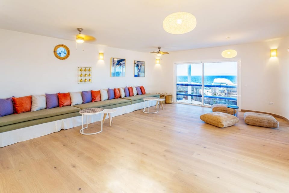 Living room, Seating area, Sea view