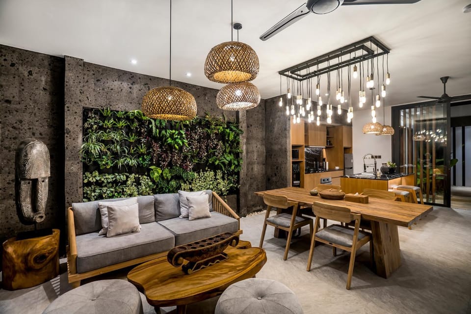 Living room, Seating area, Dining area