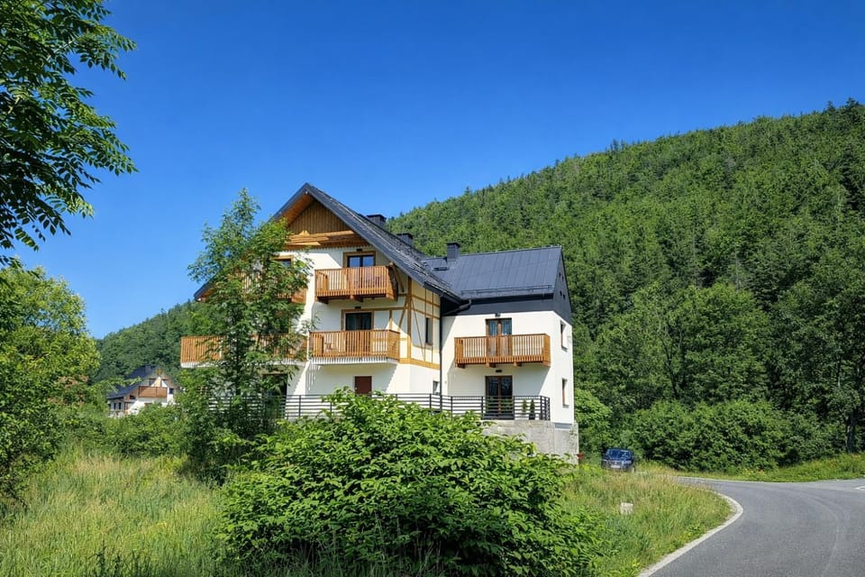 Property building, Spring, Day, Natural landscape, Mountain view, River view