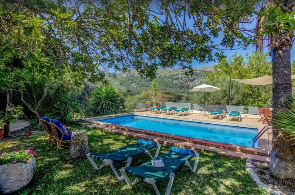 Property building, Living room, Swimming pool