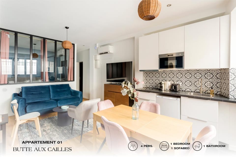 Kitchen or kitchenette, Living room, Dining area, dishwasher, minibar, stove