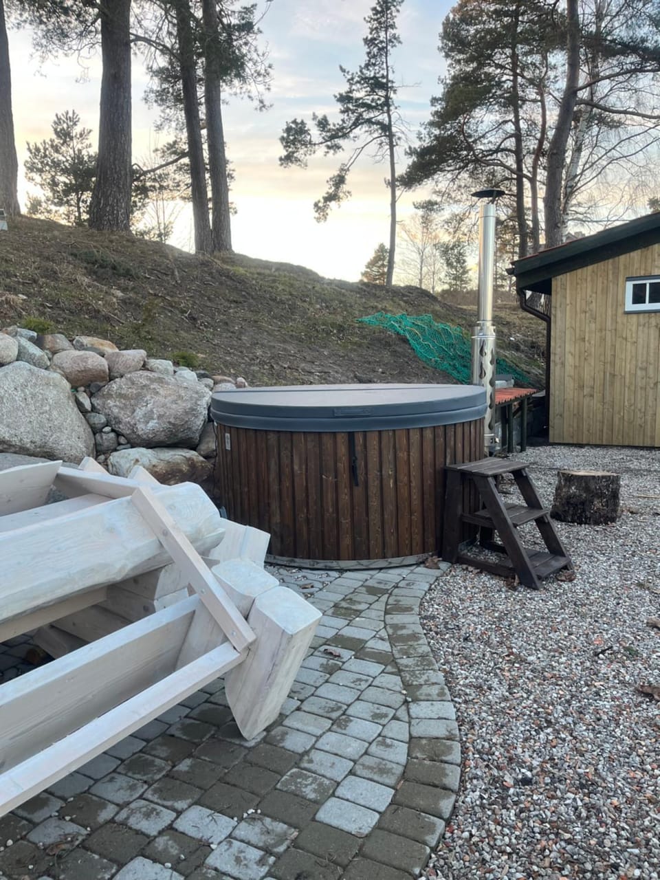 Day, Natural landscape, Hot Tub