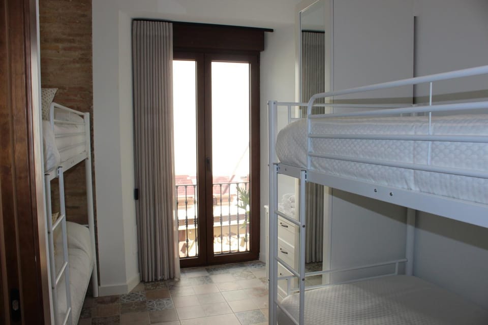 Bed, Photo of the whole room, Bedroom, bunk bed, wardrobe