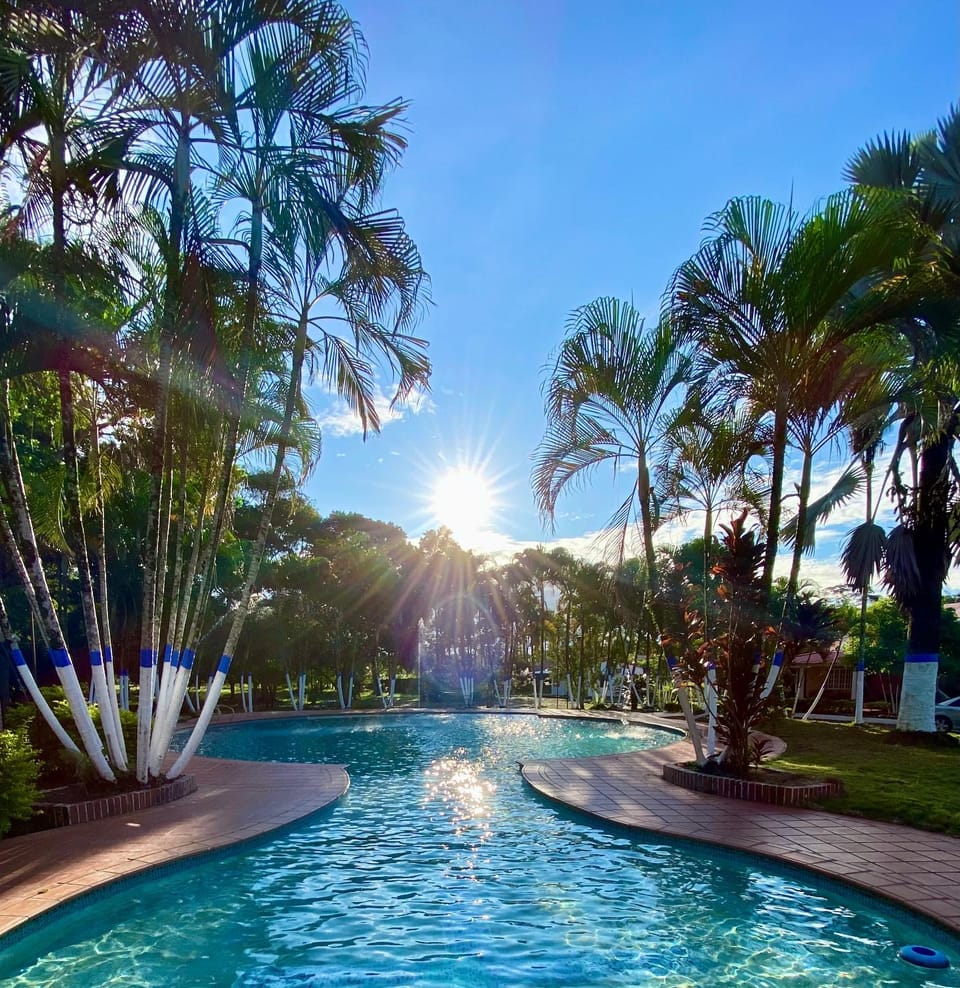 Nearby landmark, Spring, Day, Natural landscape, Garden, Garden view, Pool view, Swimming pool, Swimming pool, sunbed